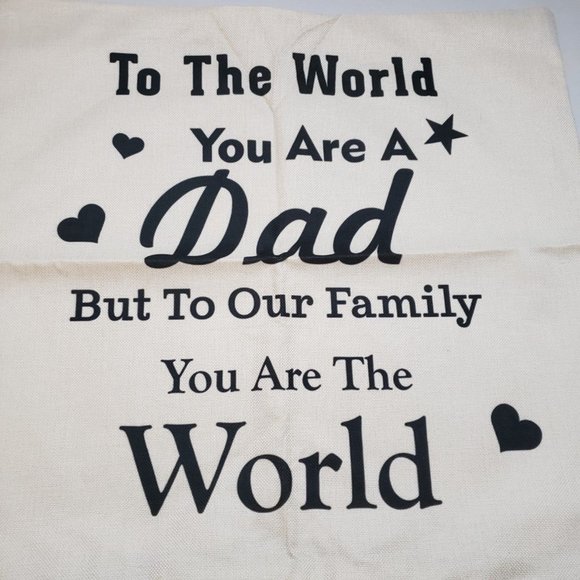 Dad pillow covers 17x17 set of 4 - Picture 9 of 11